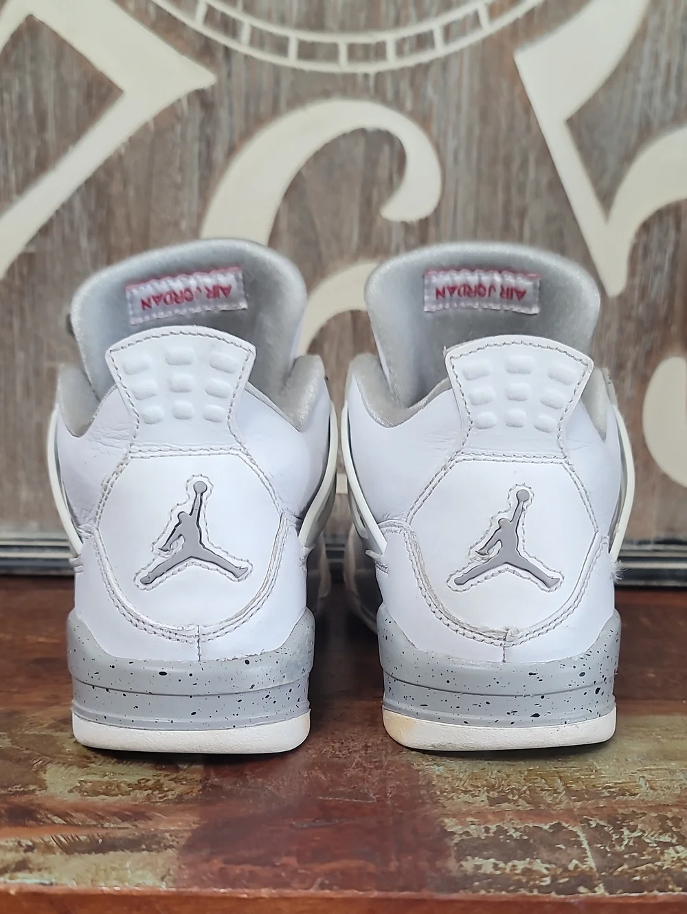 Nike Air Jordan 4 Retro 'White Oreo' Wmns 5.5 Good Condition, Fast Shipping.